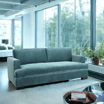 Uptown Sebastian Floridian Fun - Tropical Hand Leather Couch