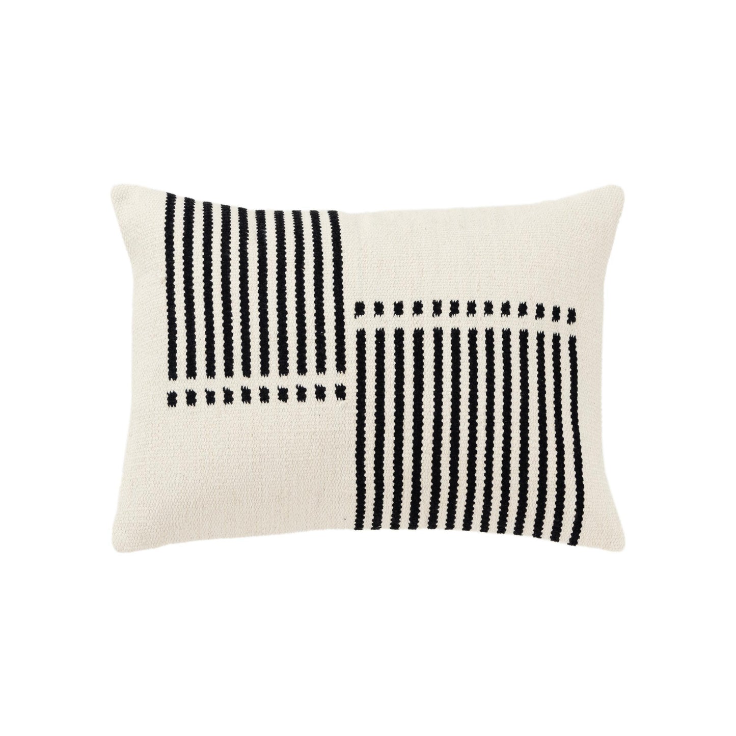 Gia Striped Decorative Lumbar Pillow For Chair Throw Pillows LOOMLAN By LOOMLAN