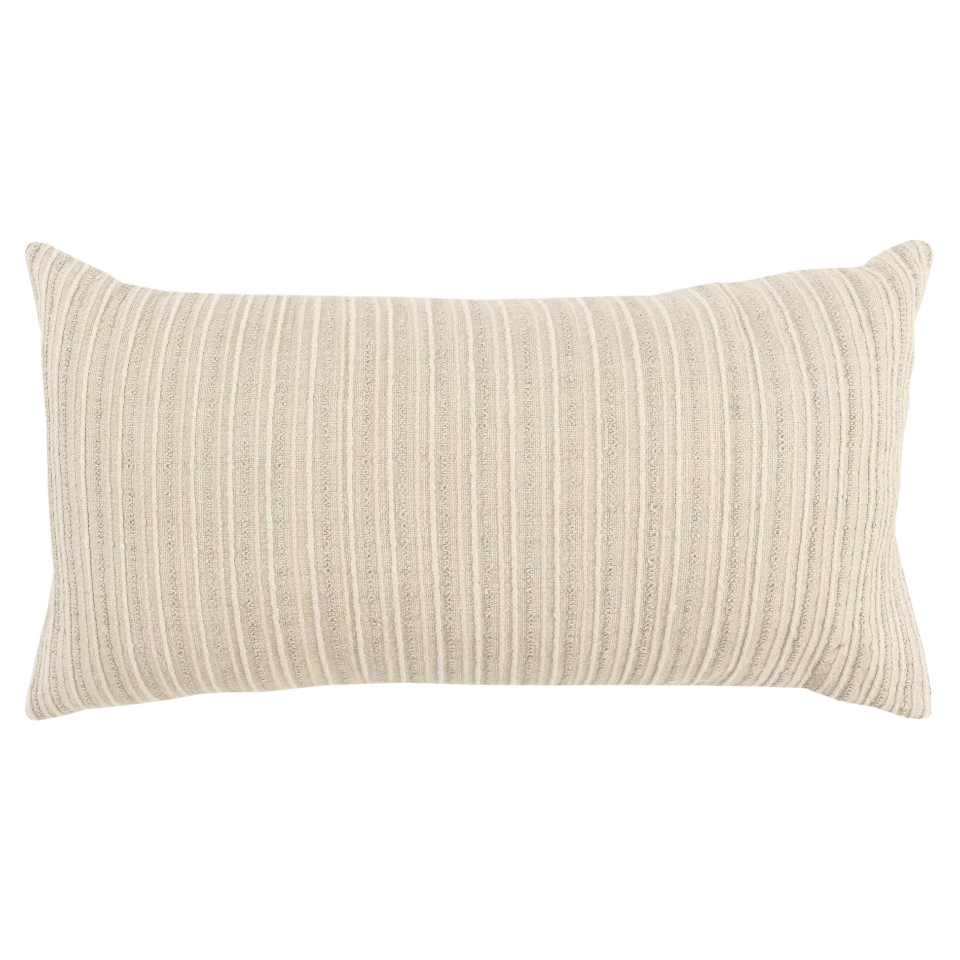 Hilda Textured Lumbar Rectangle Decorative Pillows Throw Pillows LOOMLAN By LOOMLAN