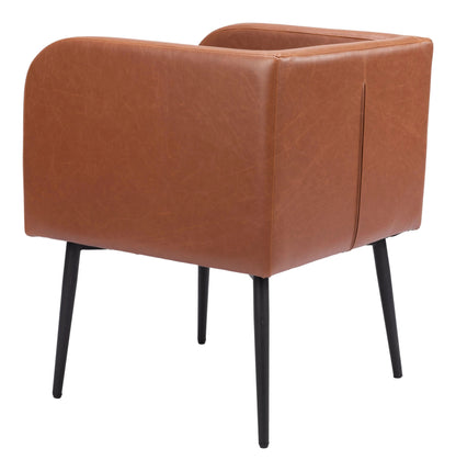 Horbat Leather Upholstered Dining Chair