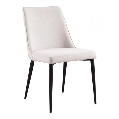 Lula Polyester Upholstered Armless Dining Chair (Set Of 2)