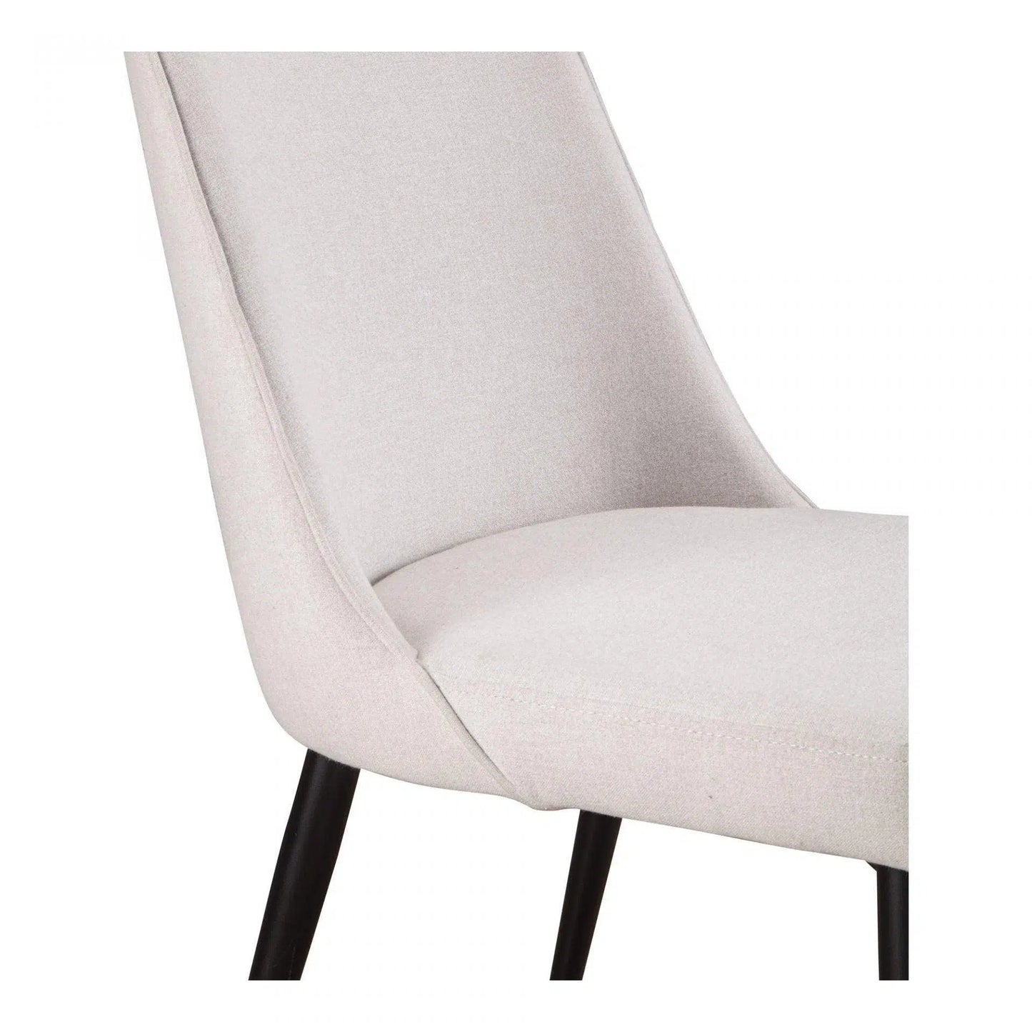 Lula Polyester Upholstered Armless Dining Chair (Set Of 2)