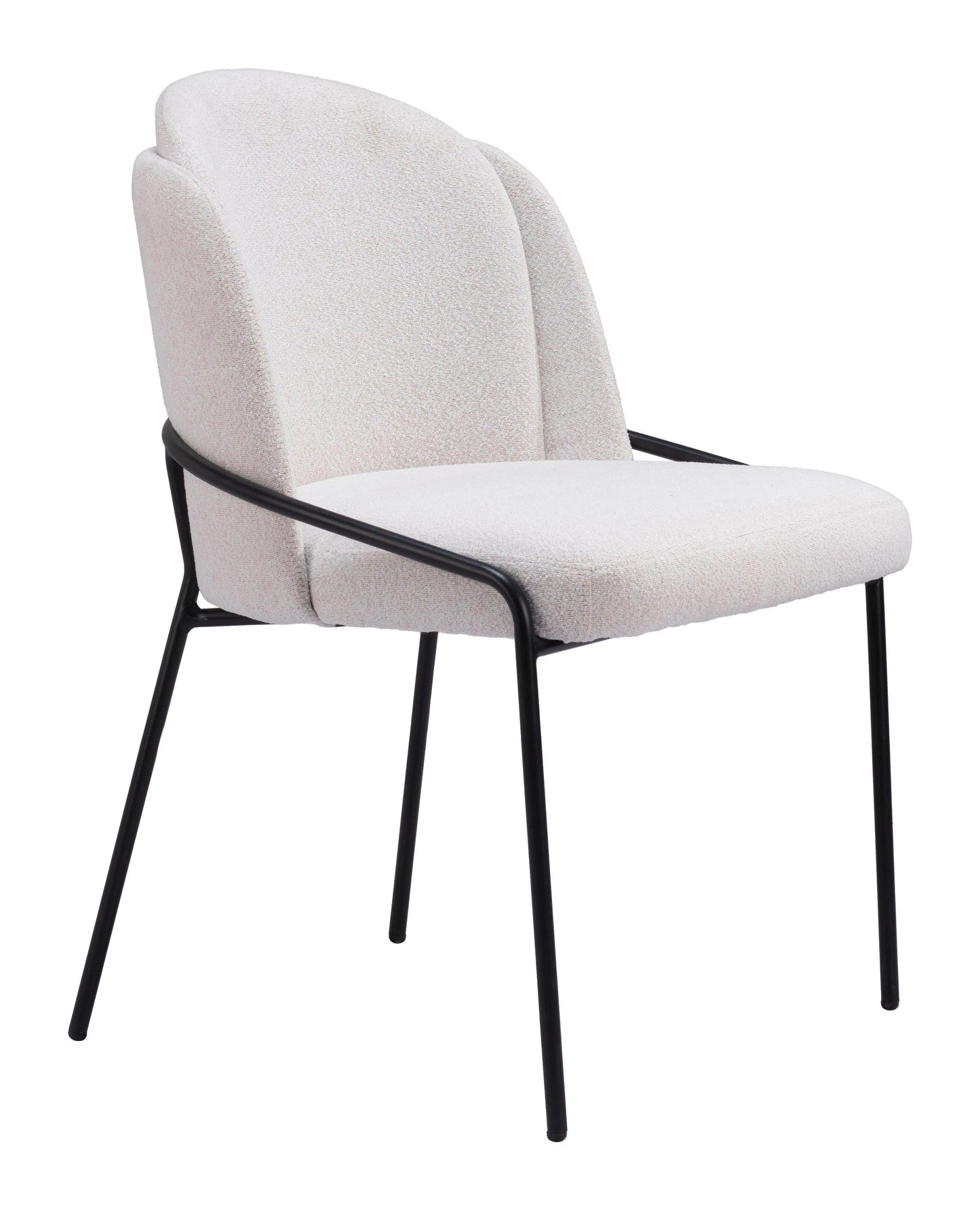 Jambi Polyester Upholstered Armless Dining Chair (Set Of 2)