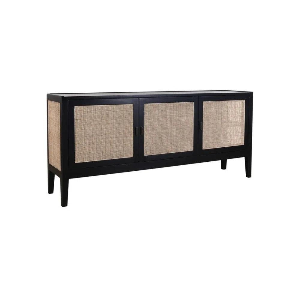 James Cabinet Black / Natural Sideboards LOOMLAN By Artesia