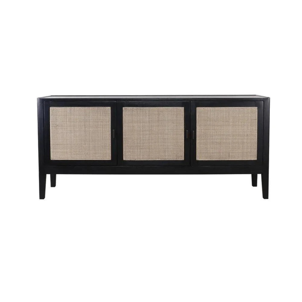 James Cabinet Black / Natural Sideboards LOOMLAN By Artesia