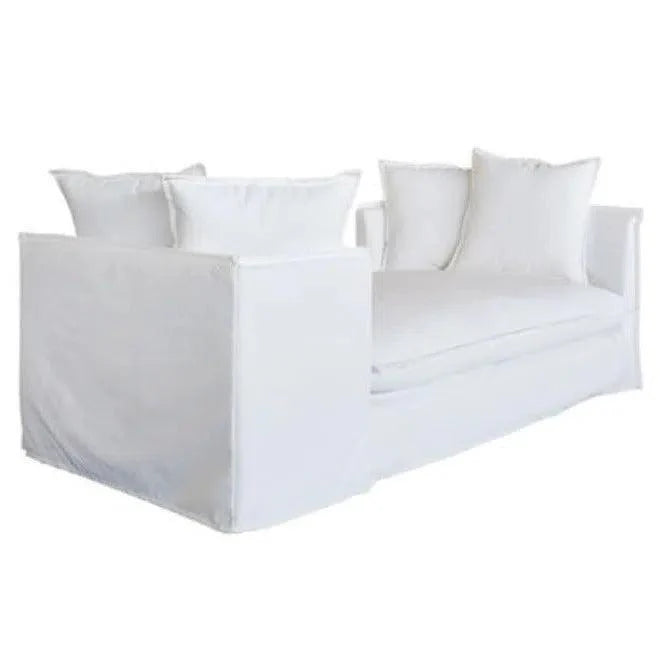 Jason Outdoor Slipcovered Daybed White Beds LOOMLAN By Artesia