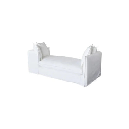 Jason Outdoor Slipcovered Daybed White Beds LOOMLAN By Artesia