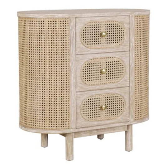 Artesia Joelle Sustainable Wooden Oval Side Table