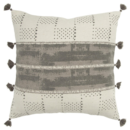 Kaia Gray Sofa Pillow With Insert Throw Pillows LOOMLAN By LOOMLAN