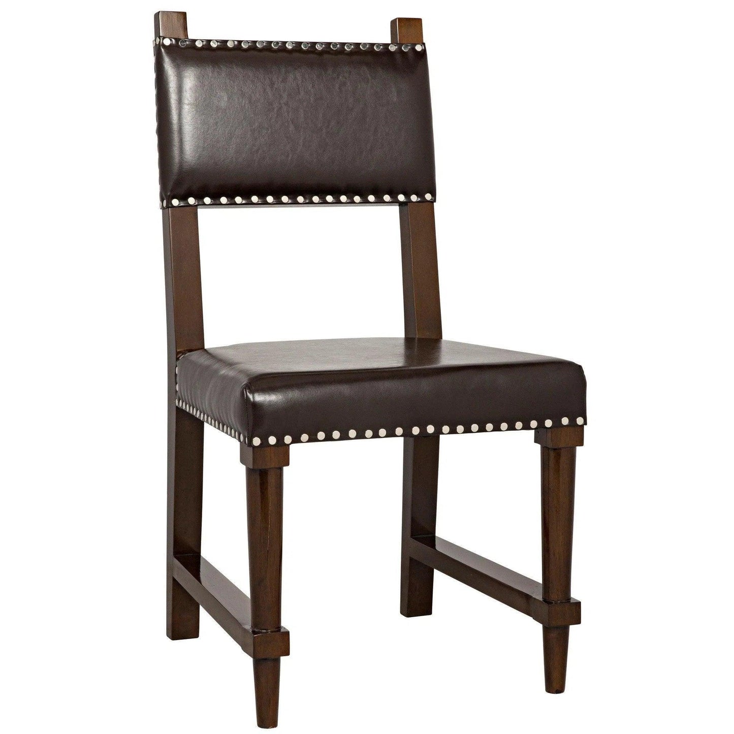 Kerouac Leather Upholstered Armless Dining Chair