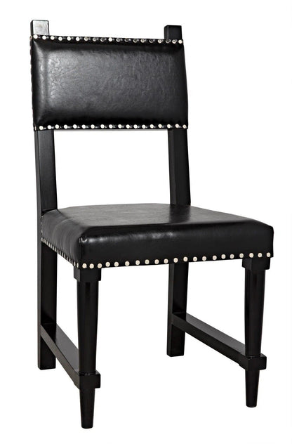 Kerouac Leather Upholstered Armless Dining Chair