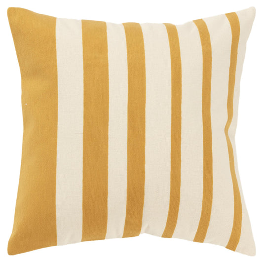 Leo Striped Couch Throw Pillow Covers With Down Insert Throw Pillows LOOMLAN By LOOMLAN