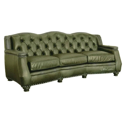 Uptown Sebastian Liberate with Liberty - Custom Leather Sofa