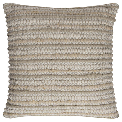 Lidio Linen and Cotton Stripe Couch Throw Pillow With Insert Throw Pillows LOOMLAN By LOOMLAN