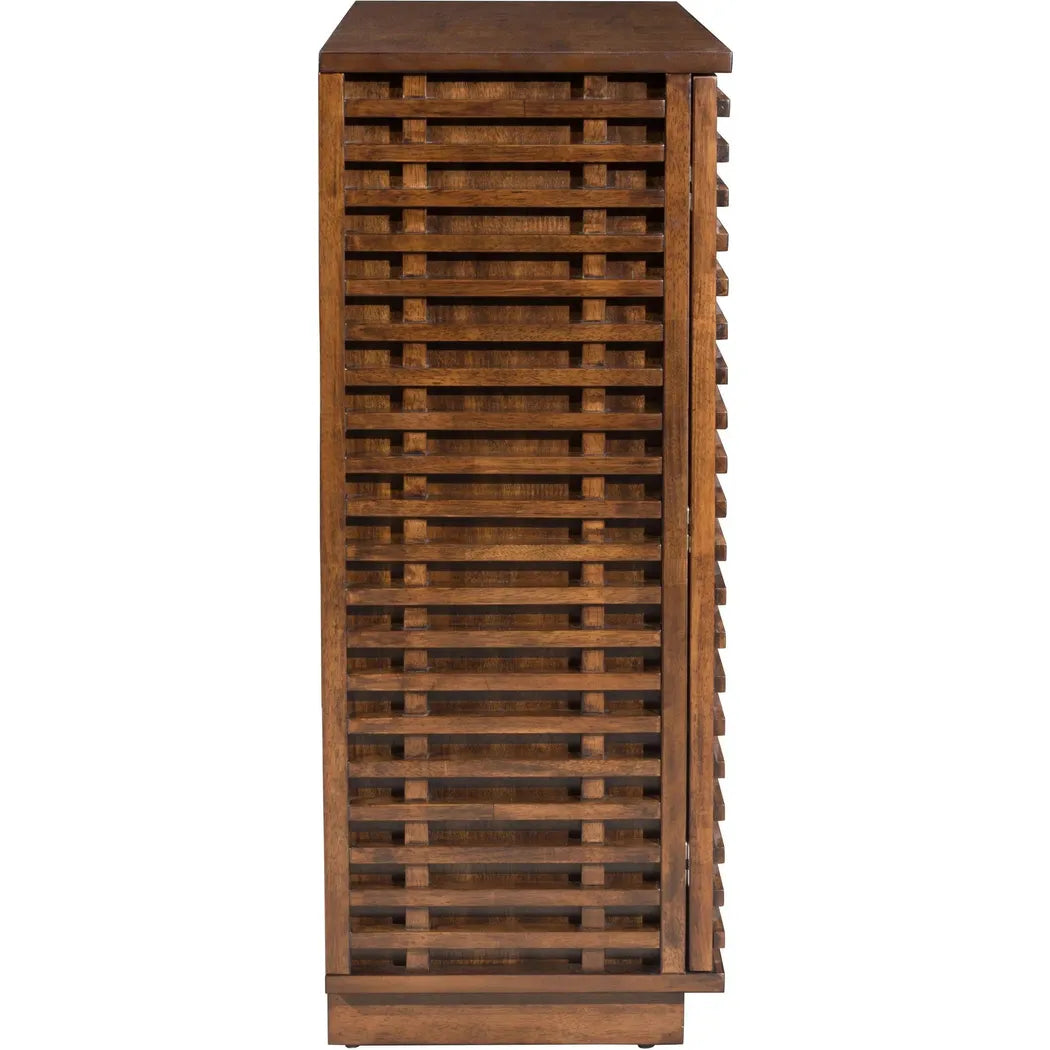 Linea Walnut Cabinet Accent Cabinets LOOMLAN By Zuo Modern