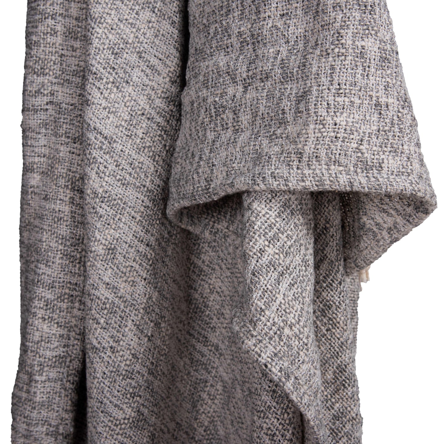 Lora Grey Throw Blanket Throw Pillows LOOMLAN By LOOMLAN