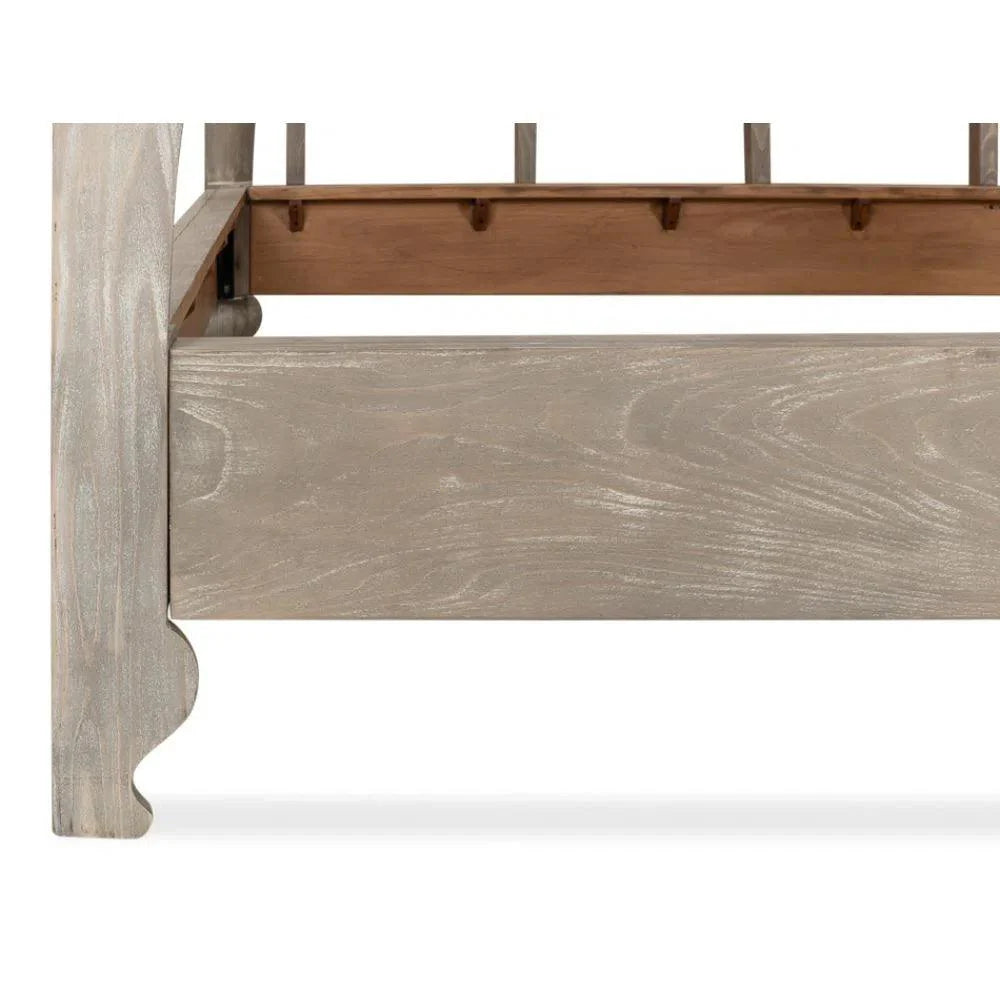 Madeline Brown Wooden Bed Frame