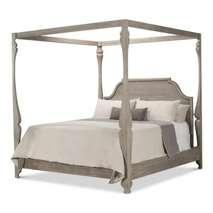 Madeline Brown Wooden Bed Frame