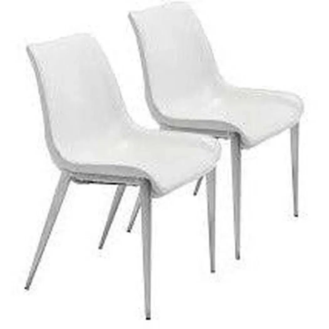 Magnus Leather Upholstered Dining Chair (Set Of 2)