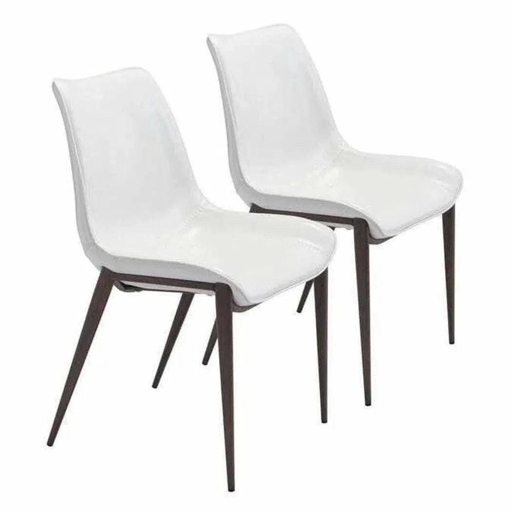 Magnus Leather Upholstered Dining Chair (Set Of 2)