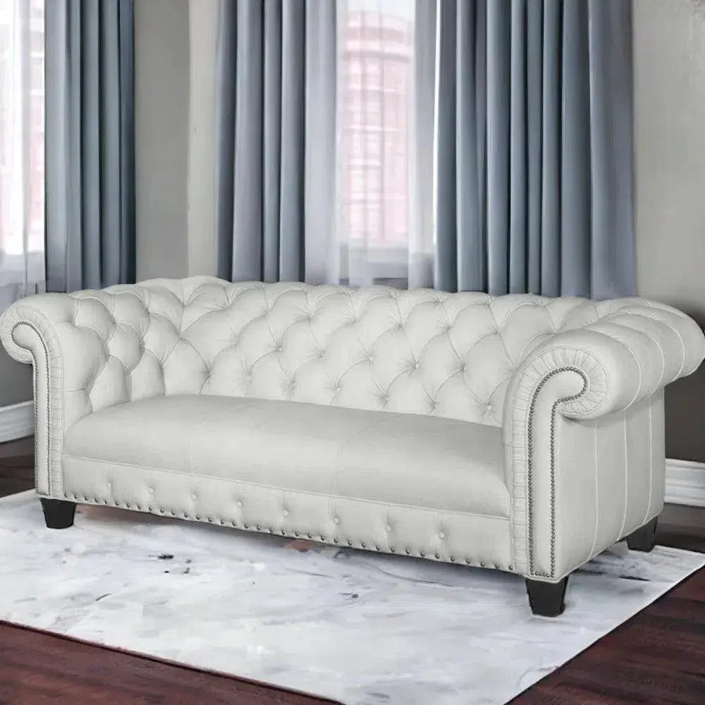 Majestic Canyon Custom Leather Couch - American Crafted Sofas & Loveseats LOOMLAN By Uptown Sebastian