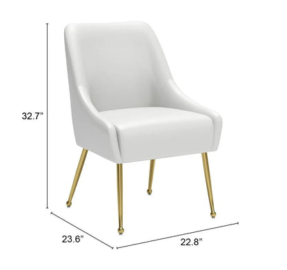 Maxine Polyester Upholstered Armless Dining Chair