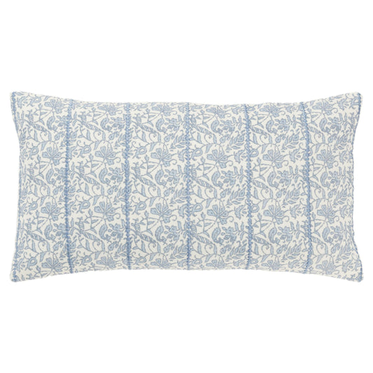 Mia Botanical Long Lumbar Pillow For Bed Throw Pillows LOOMLAN By LOOMLAN