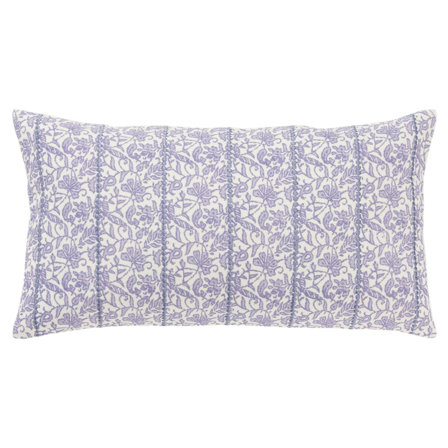 Mia Botanical Long Lumbar Pillow For Bed Throw Pillows LOOMLAN By LOOMLAN