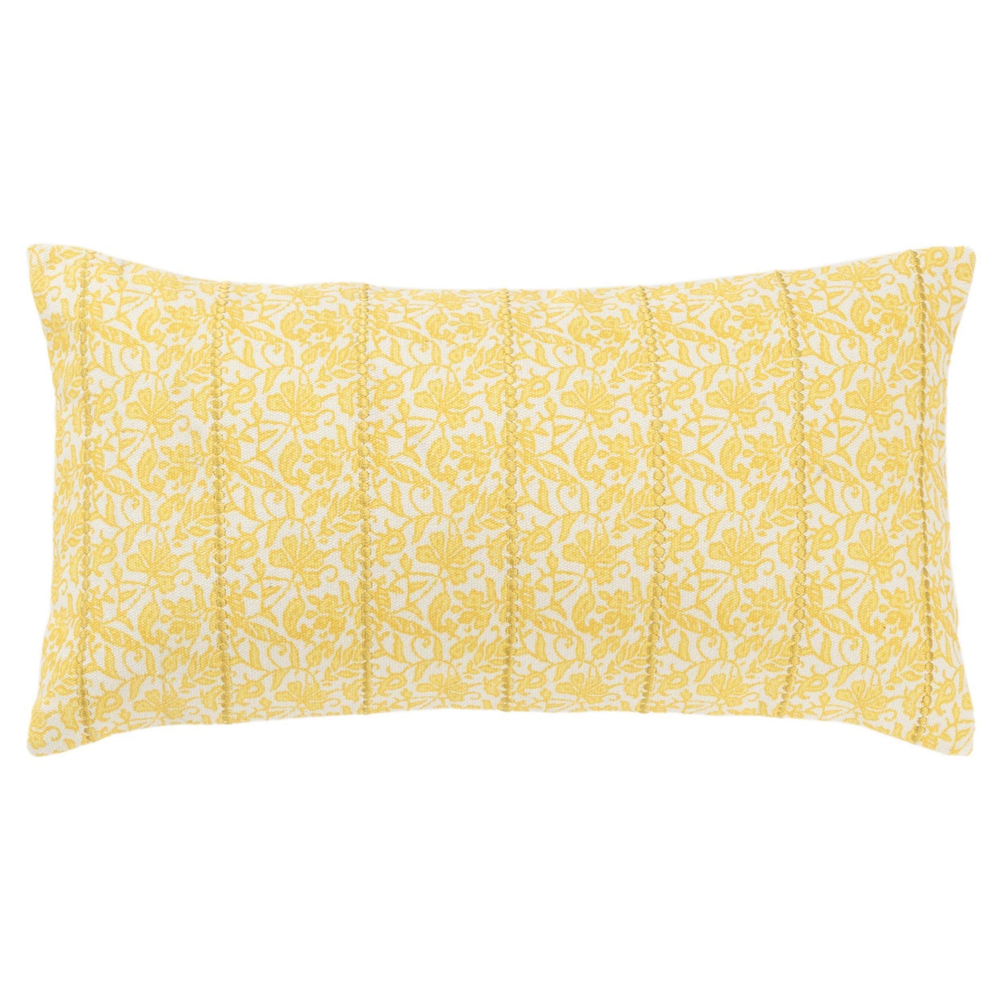 Mia Botanical Long Lumbar Pillow For Bed Throw Pillows LOOMLAN By LOOMLAN