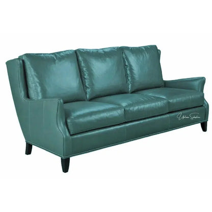 Uptown Sebastian Mountain Majesty Hand - Elevated Leather Sofa
