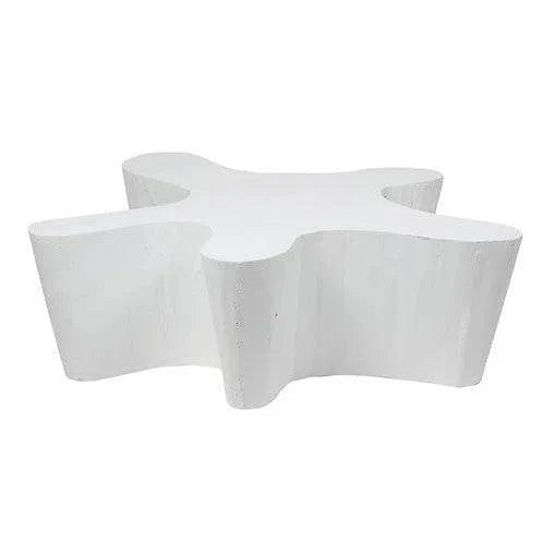 Artesia Naka Outdoor Live Edge White Coffee Table