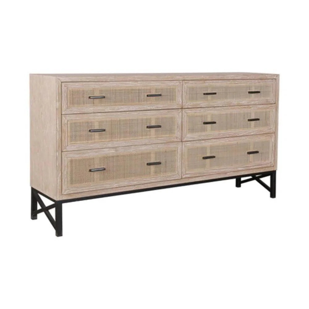 Noah 6 Drawer Dresser Natura Dressers LOOMLAN By Artesia