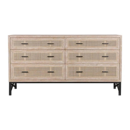 Noah 6 Drawer Dresser Natura Dressers LOOMLAN By Artesia