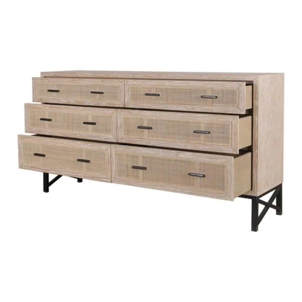 Noah 6 Drawer Dresser Natura Dressers LOOMLAN By Artesia