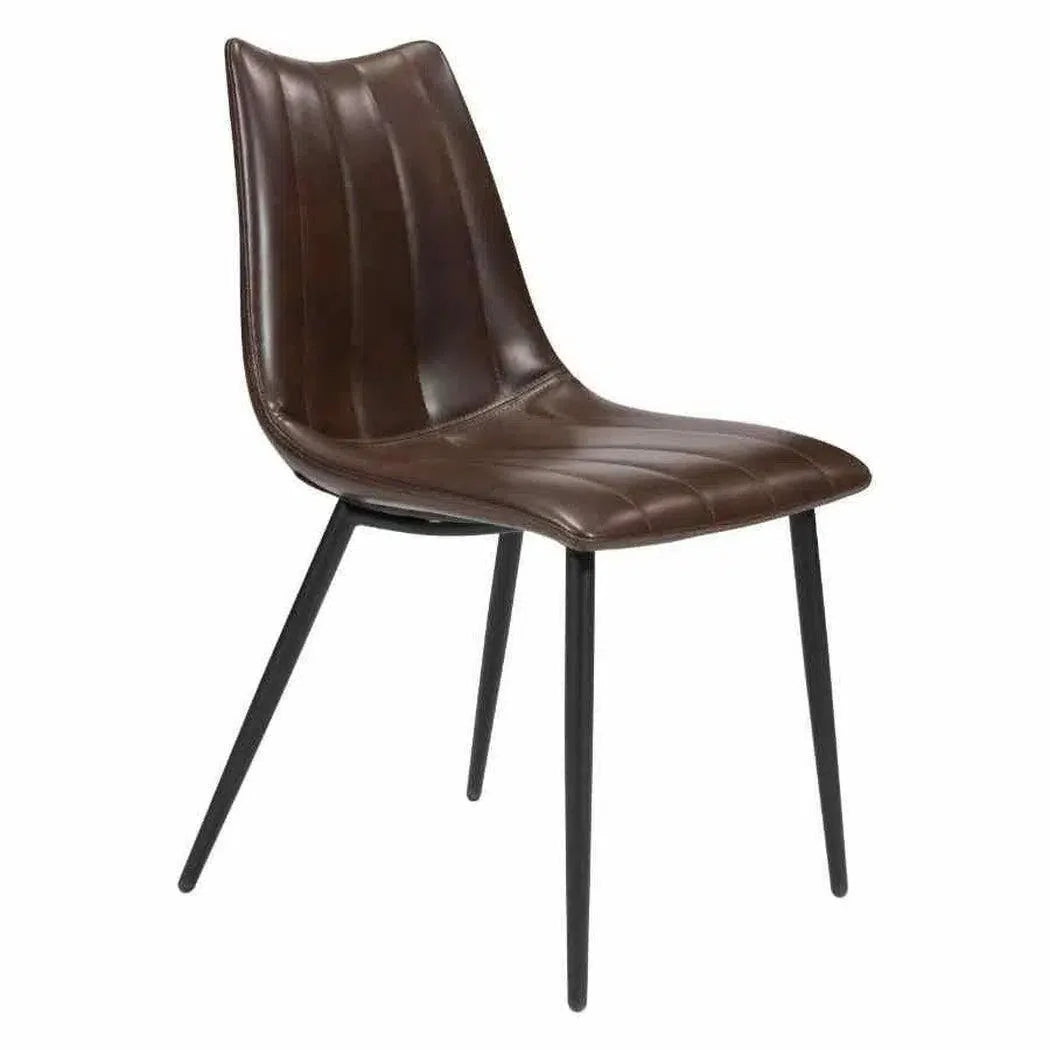 Norwich Leather Armless Dining Chair (Set Of 2)