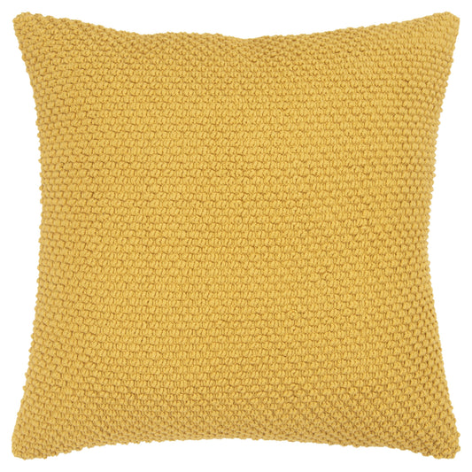 Nubby Texture Retro Throw Pillow With Down Insert Throw Pillows LOOMLAN By LOOMLAN