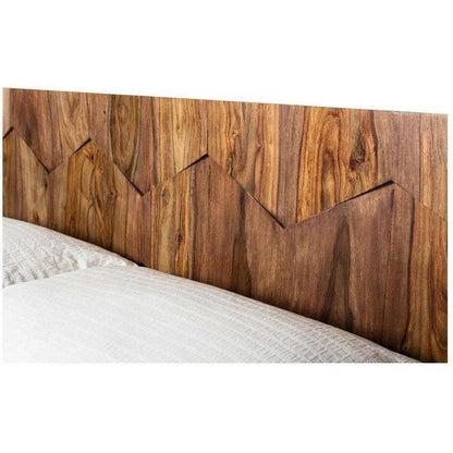 O2 Natural Wood Platform Bed Frame