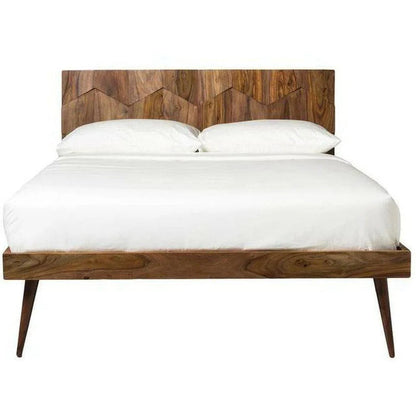 O2 Natural Wood Platform Bed Frame