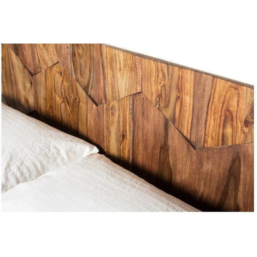 O2 Natural Wood Platform Bed Frame