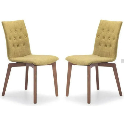 Orebro Polyester Upholstered Armless Dining Chair (Set Of 2)