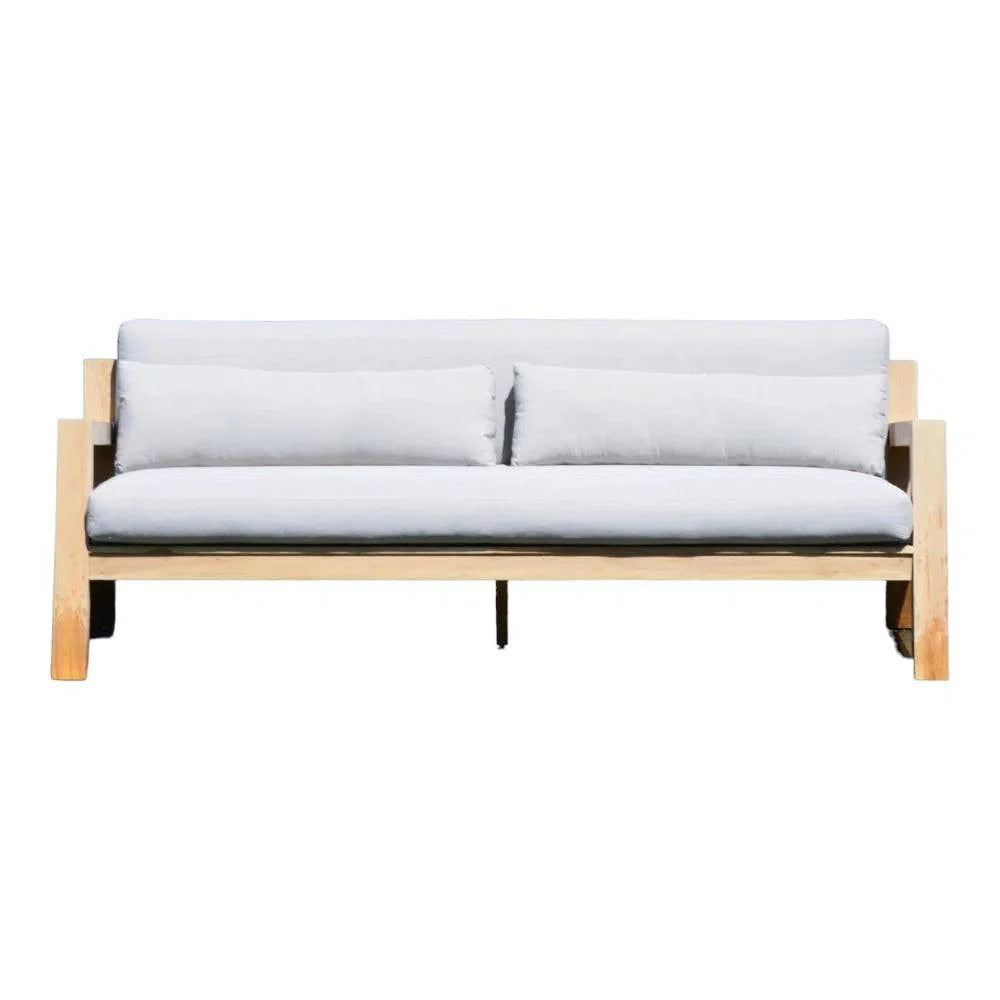 Pacifica Brown Outdoor Sofa Outdoor Sofas & Loveseats LOOMLAN By Artesia