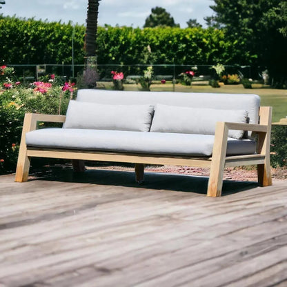 Pacifica Brown Outdoor Sofa Outdoor Sofas & Loveseats LOOMLAN By Artesia