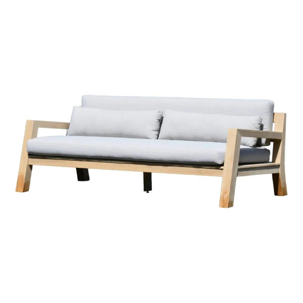 Pacifica Brown Outdoor Sofa Outdoor Sofas & Loveseats LOOMLAN By Artesia