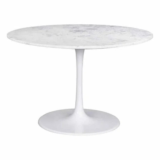 Phoenix Dining Table White Dining Tables LOOMLAN By Zuo Modern