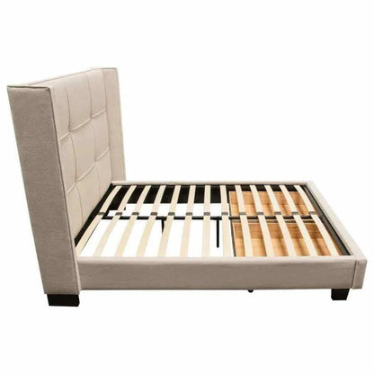 Beverly Fabric Upholstered  Bed With Storage