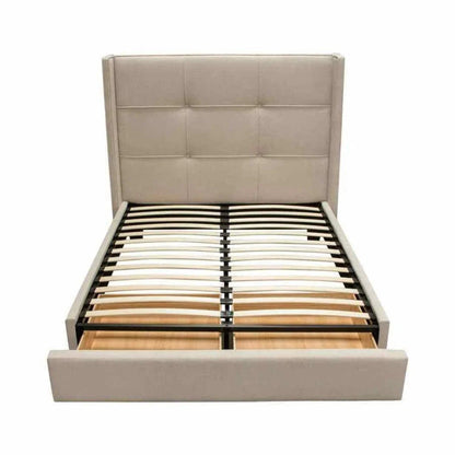 Beverly Fabric Upholstered  Bed With Storage