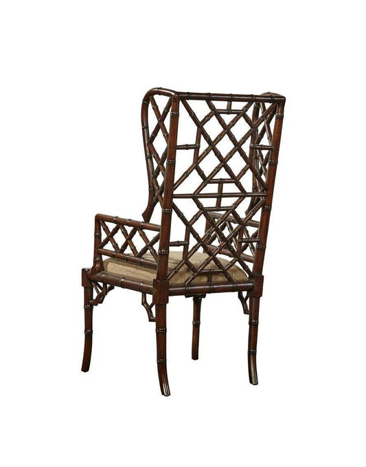 Regency Wingback Mahogany Armchair (Set Of 2)