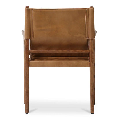 Remy Top-Grain Buffalo Leather Upholstered Dining Chair