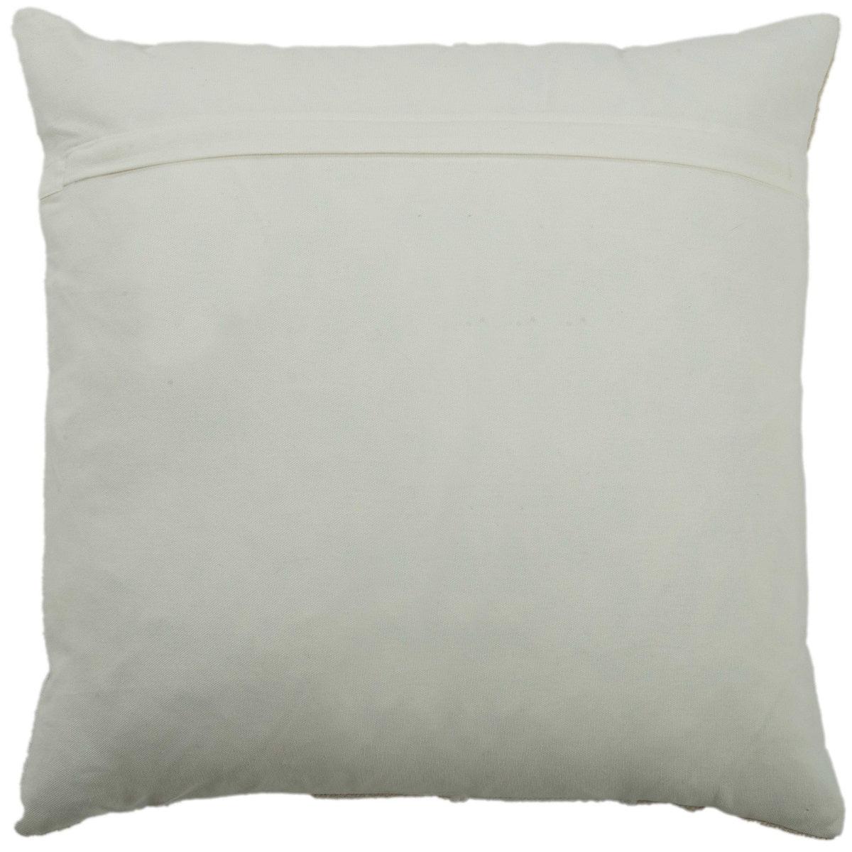 Rita Striped Ivory White Throw Pillow Throw Pillows LOOMLAN By LOOMLAN