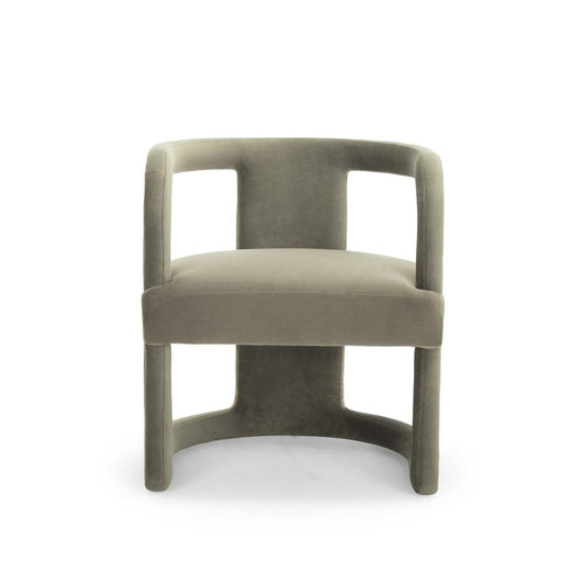 Rory Velvet Upholstered Accent Armchair